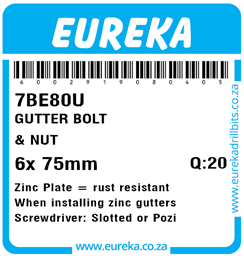7BE80 - Gutter Bolt -7BE80_Label_T